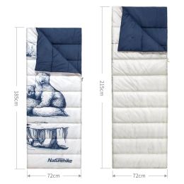 Двухместный спальный мешок с подушками Naturehike NH21MSD06