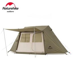 Палатка для глэмпинга Naturehike NH21ZP009 Village 5.0 tent for 3-4 man(with hall pole)