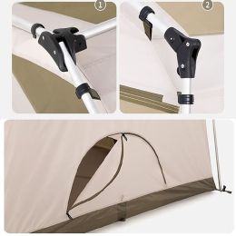 Палатка для глэмпинга Naturehike NH21ZP009 Village 5.0 tent for 3-4 man(with hall pole)