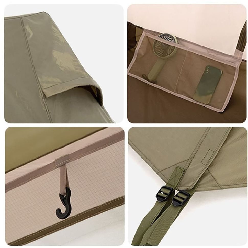 Палатка для глэмпинга Naturehike NH21ZP009 Village 5.0 tent for 3-4 man(with hall pole)