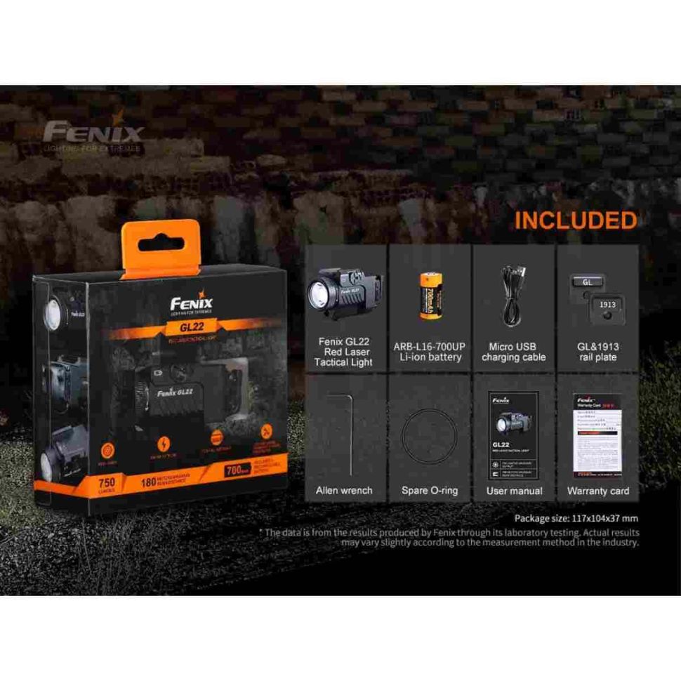 Тактический фонарь Fenix GL22 LED Flashlight