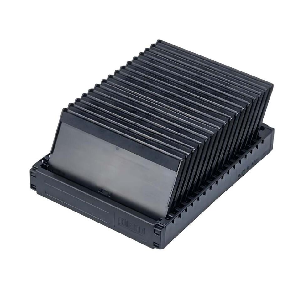 Модуль-органайзер для блёсен Meiho Flap Board Black, 16 пластин