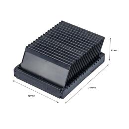 Модуль-органайзер для блёсен Meiho Flap Board Black, 16 пластин
