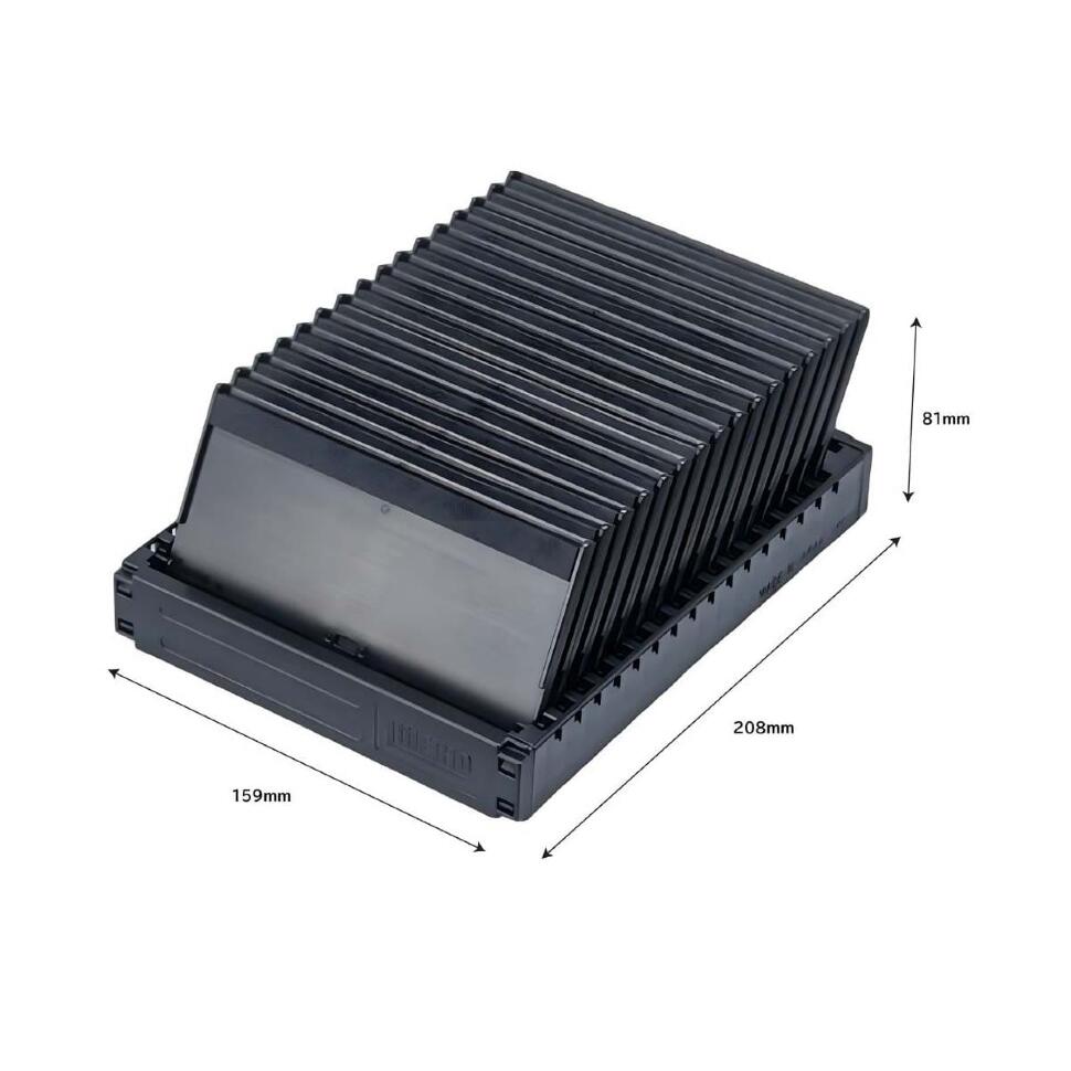 Модуль-органайзер для блёсен Meiho Flap Board Black, 16 пластин