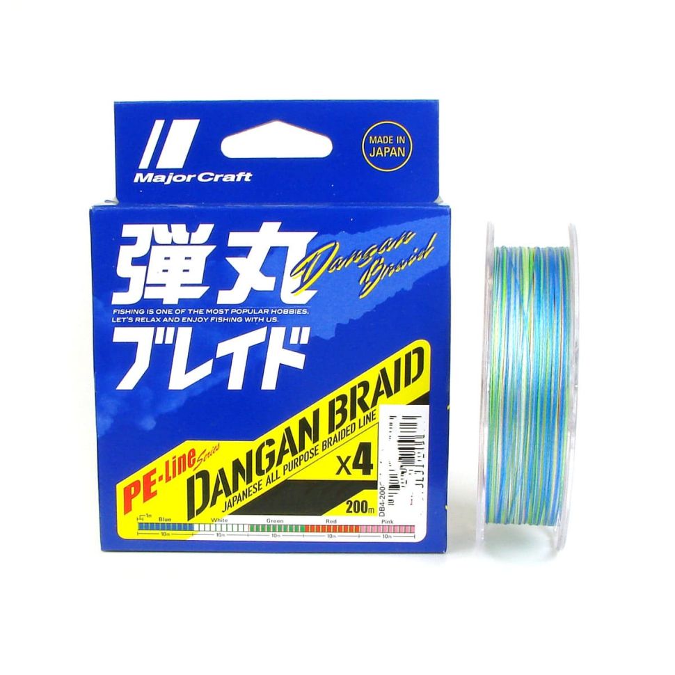 Плетенка Major Craft Dangan Braid X4 200m MC