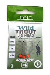 Вольфрамовая джиг головка JIGit крючок Decoy MG-3 №6