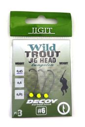 Вольфрамовая джиг головка JIGit крючок Decoy MG-3 №6