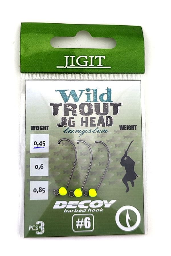 Вольфрамовая джиг головка JIGit крючок Decoy MG-3 №6
