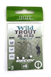 Вольфрамовая джиг головка JIGit крючок Decoy MG-3 №6
