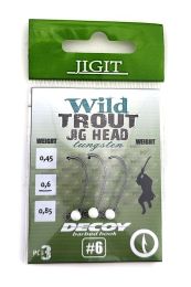 Вольфрамовая джиг головка JIGit крючок Decoy MG-3 №6