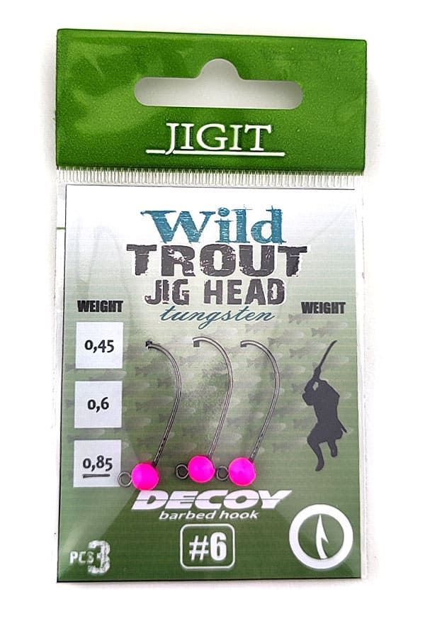 Вольфрамовая джиг головка JIGit крючок Decoy MG-3 №6