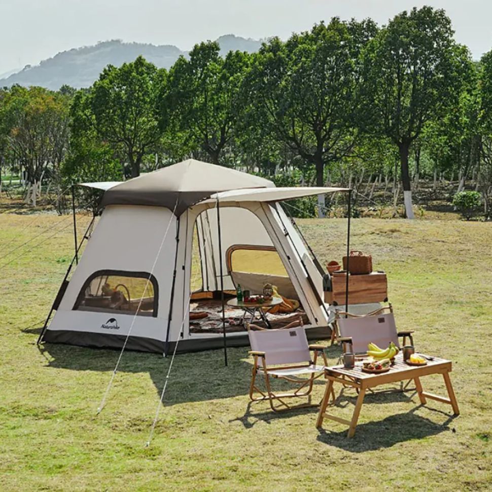 Палатка Naturehike CNH22ZP007 Hexagonal automatic tent, 3-4-местна