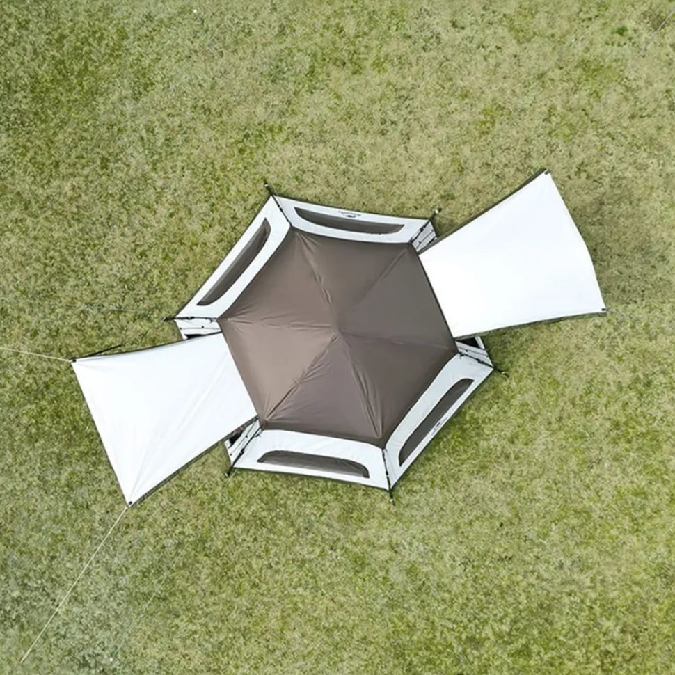Палатка Naturehike CNH22ZP007 Hexagonal automatic tent, 3-4-местна