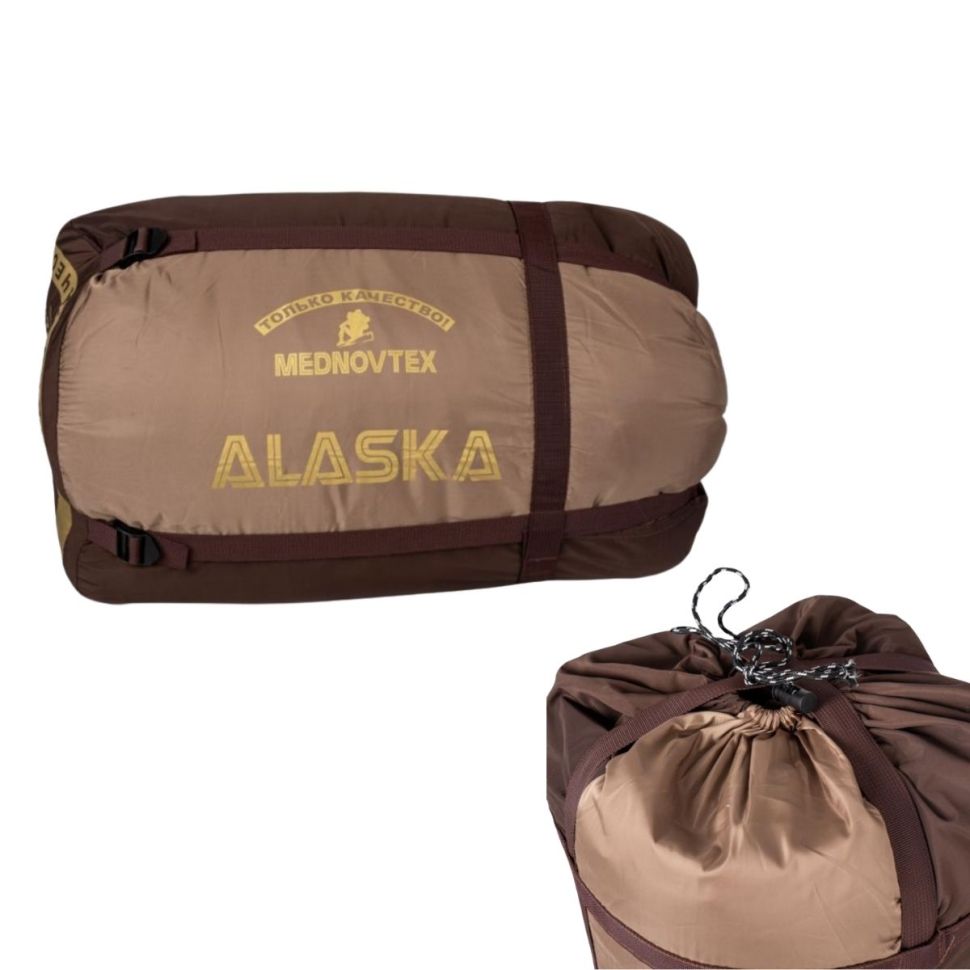 Спальный мешок Mednovtex Alaska -20, Фланель 210 х 85