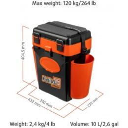 Ящик для зимней рыбалки Helios FishBox 10л