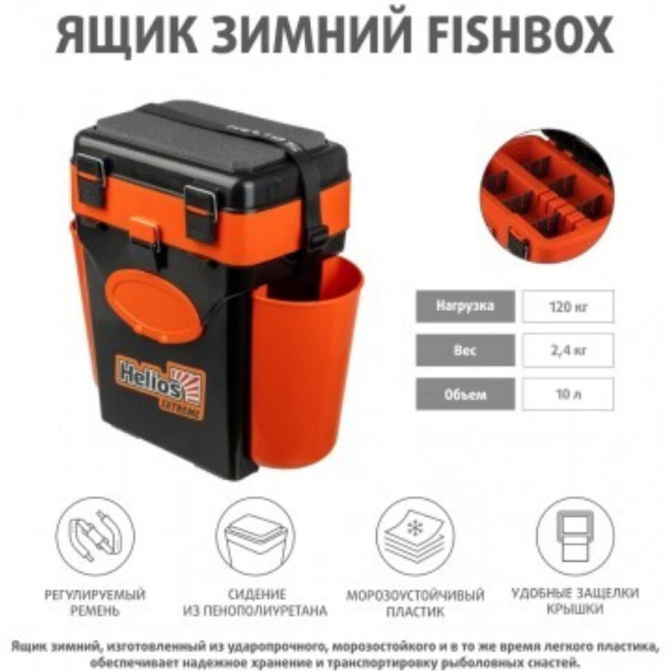 Ящик для зимней рыбалки Helios FishBox 10л