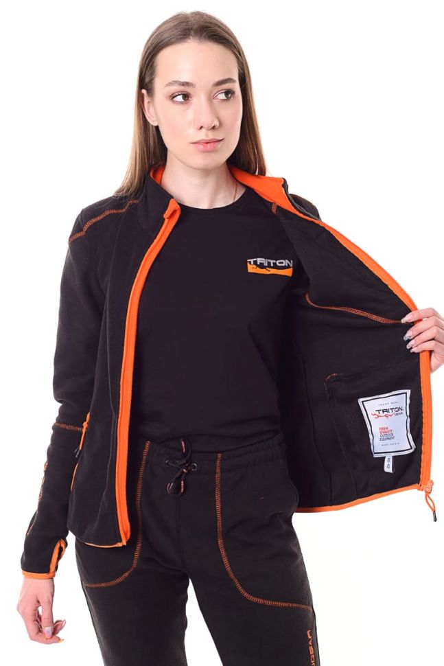 Костюм RICH Женский (Флис, Чёрный) TRITONGEAR