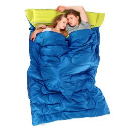 Спальный мешок-одеяло двухместный Naturehike с подушкой SD15M030-J