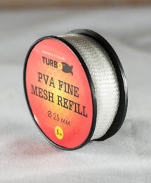 Водорастворимая сетка "Turbo" PVA fine mesh refill (диаметр 25 мм) 5 м