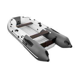Лодка Таймень NX 3400 НДНД PRO светло-серый/графит