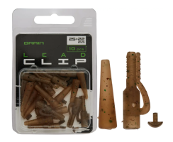 Безопасная клипса Brain Lead Clip With Cone 25+22mm Camo (10 шт/уп) SGXA-CA02