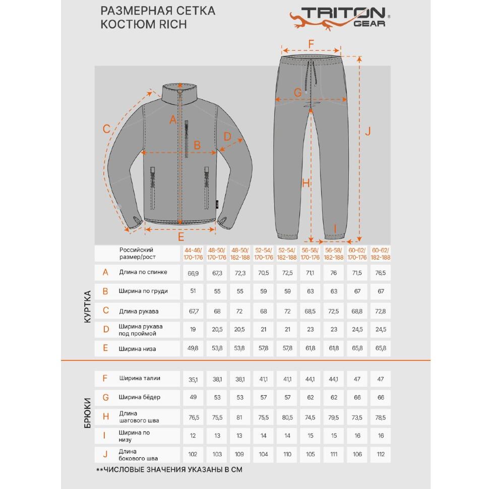 Костюм Tritongear RICH (Флис, Черный)