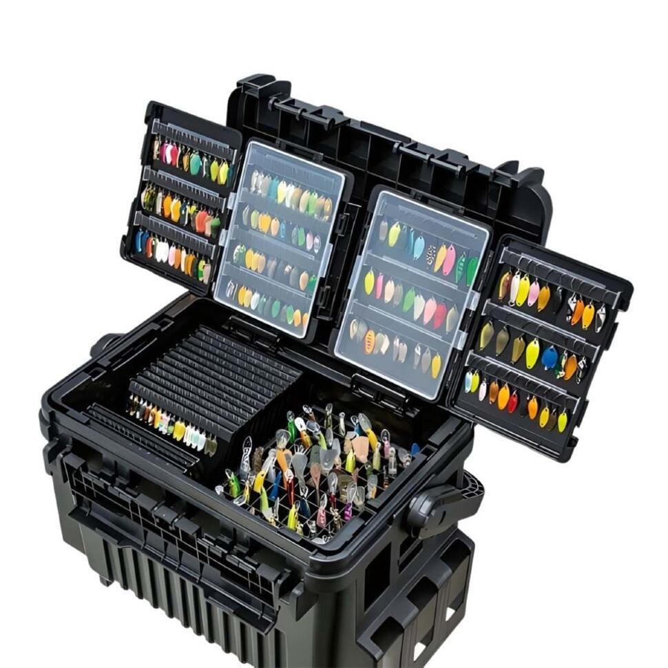 Модуль-органайзер для воблеров Meiho Plug House Black, до 80 приманок