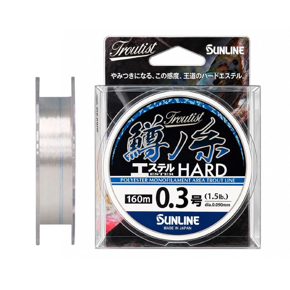 Монофильная леска Sunline Troutist Masu No Ito Ester Hard 160m