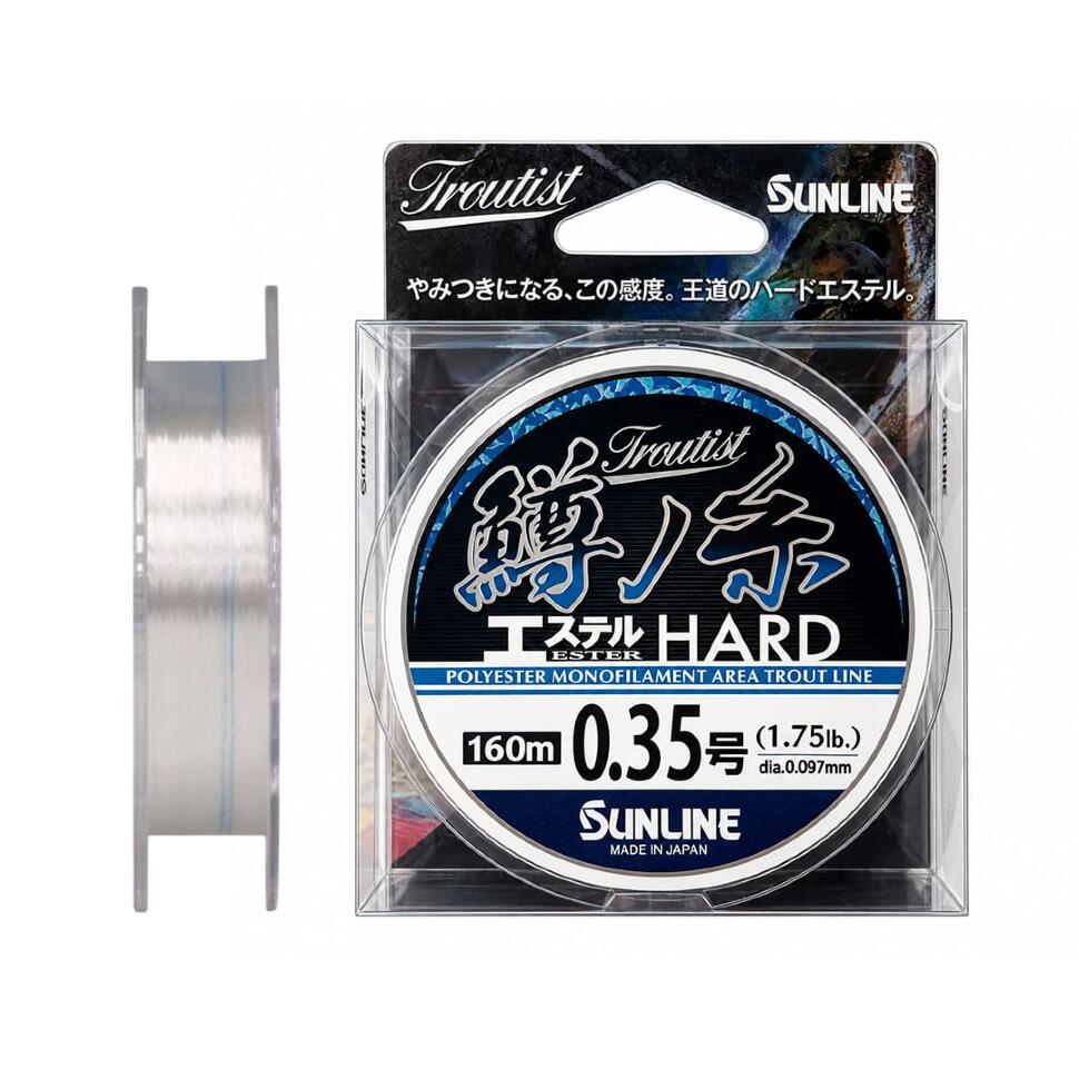 Монофильная леска Sunline Troutist Masu No Ito Ester Hard 160m