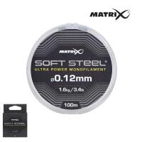 Монофильная леска Matrix Soft Steel Ultra Power 100m