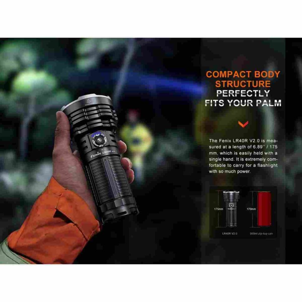 Перезаряжаемый фонарь Fenix LR40R V2.0 15000 Lumens