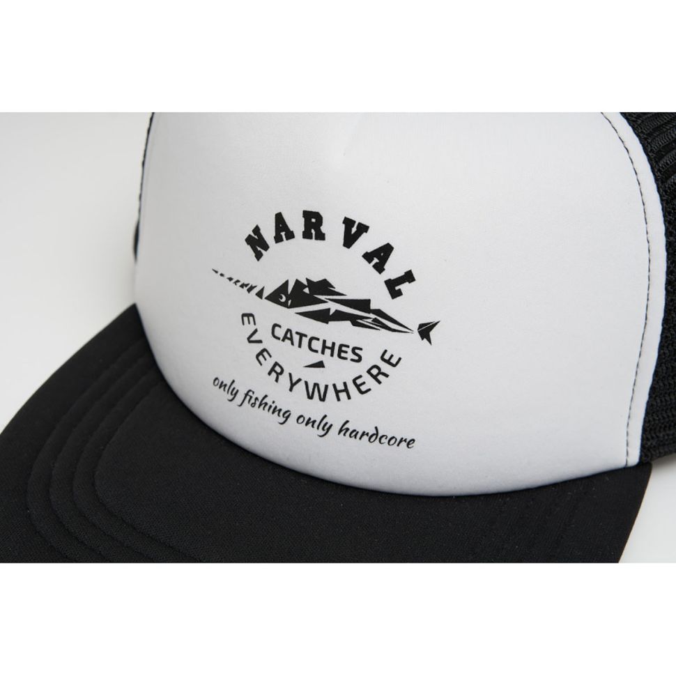Кепка в сетку Narval Mesh Cap Catches Everywhere Circle Black and White