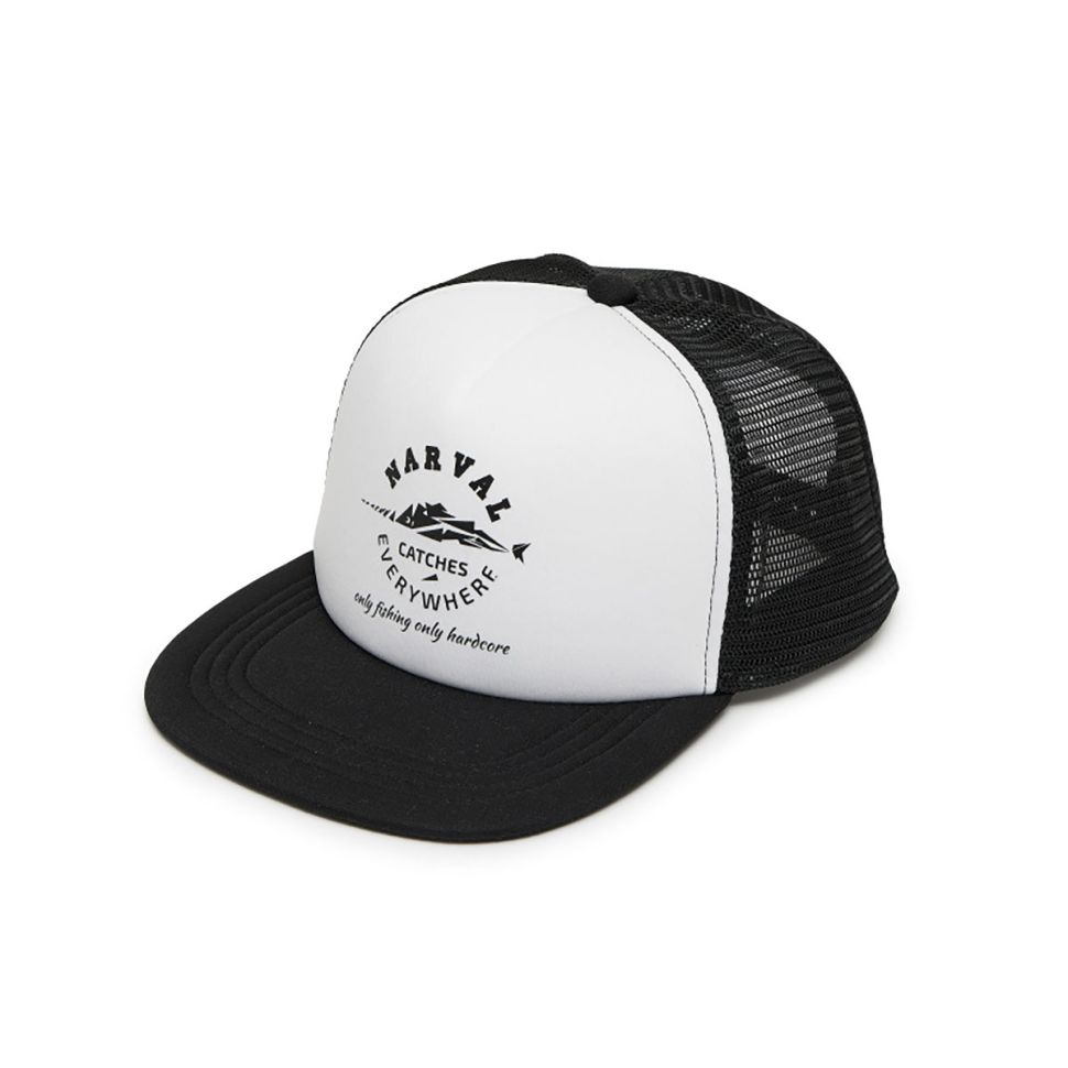 Кепка в сетку Narval Mesh Cap Catches Everywhere Circle Black and White