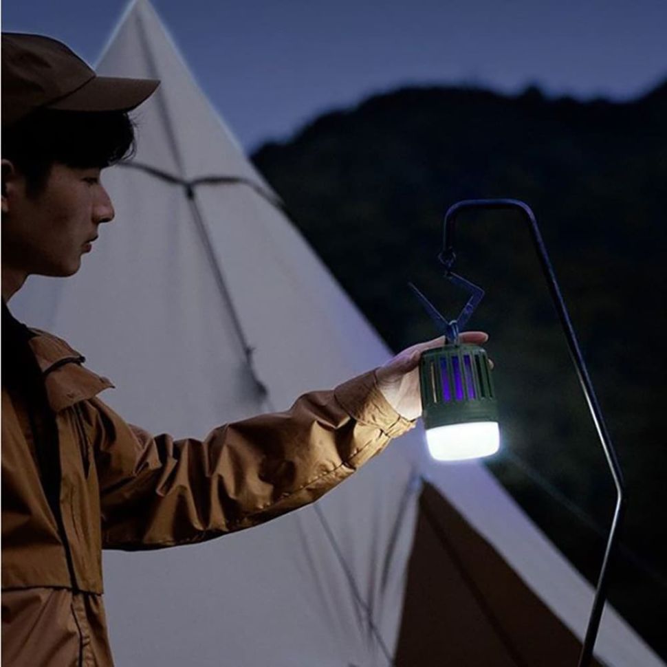 Фонарь кемпинговый Naturehike Outdoor Mosquito Killer Lamp Green NH22ZM005