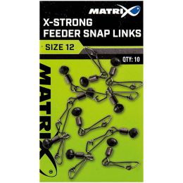 Вертлюги на застежке Matrix X Strong Feeder Sna