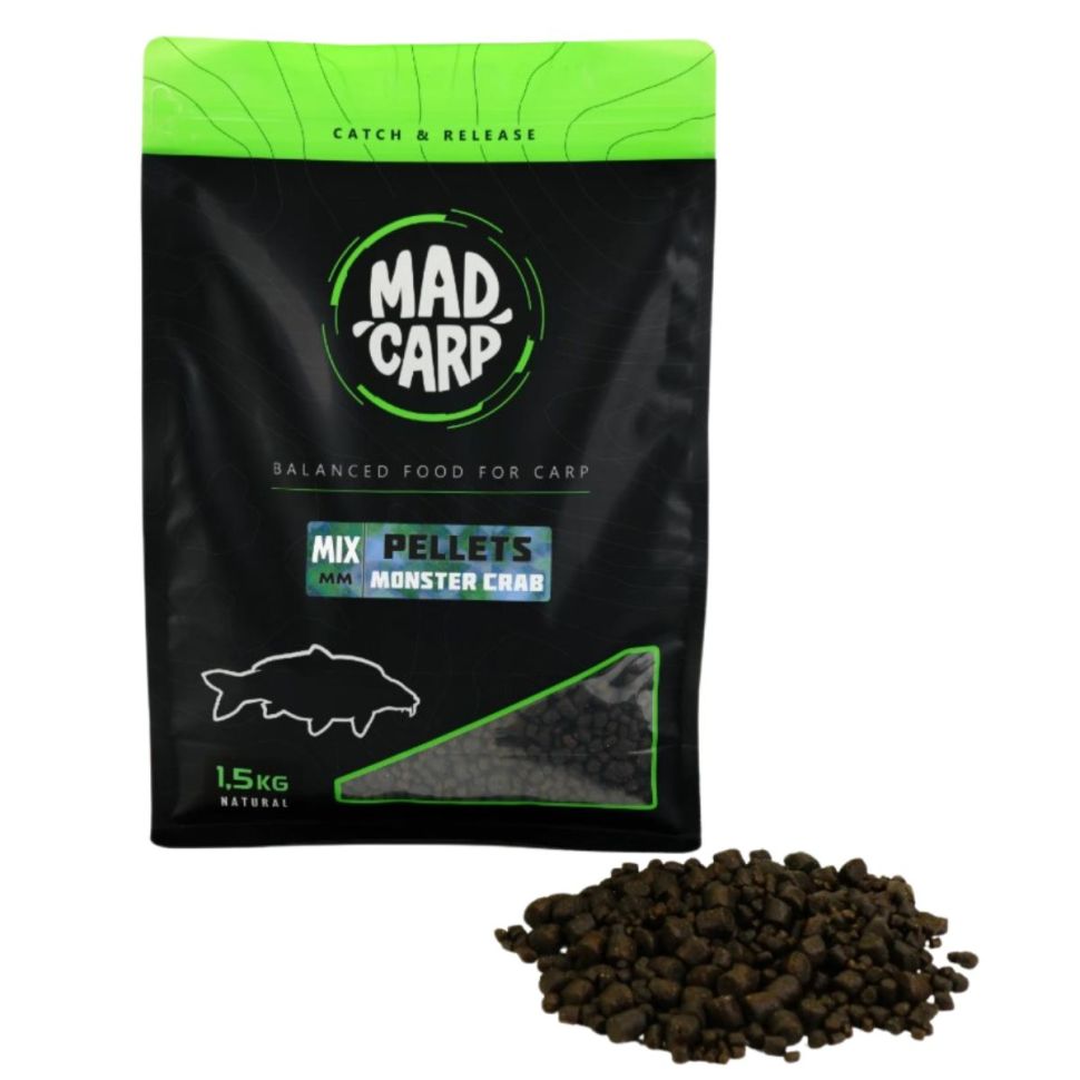 Пеллетс Mad Carp MIX, 1.5кг