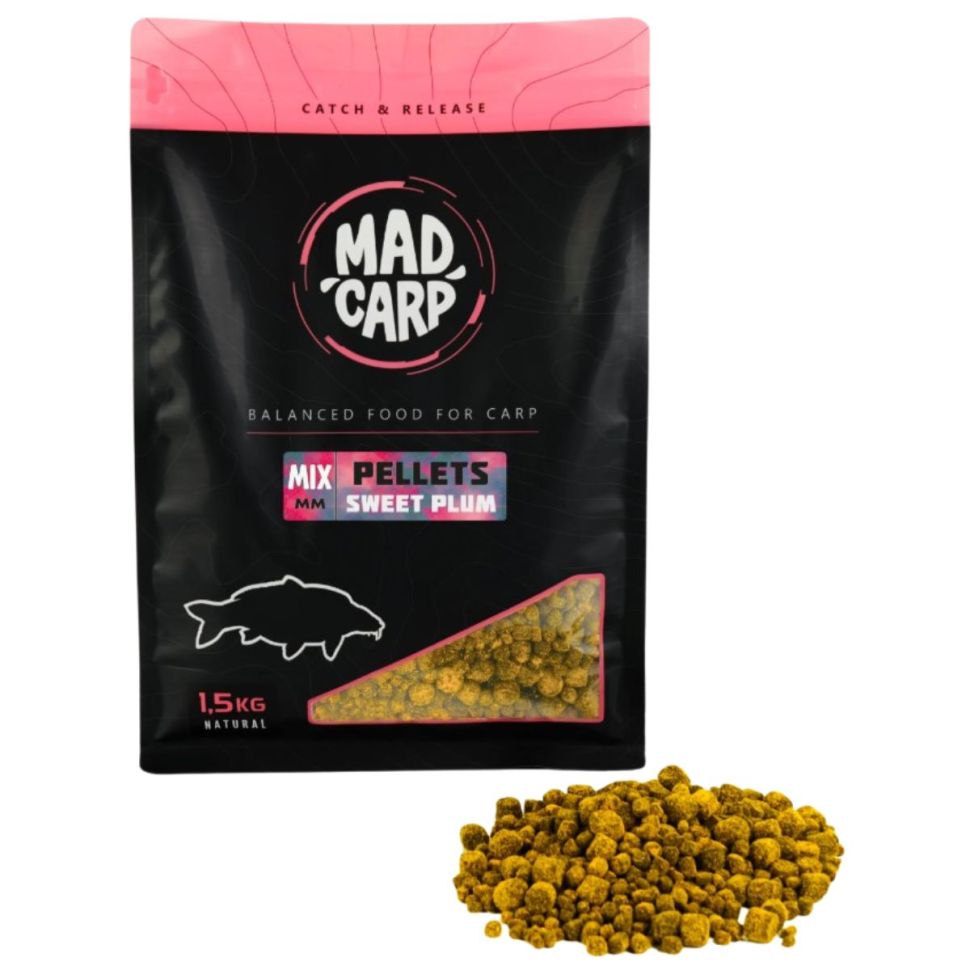 Пеллетс Mad Carp MIX, 1.5кг