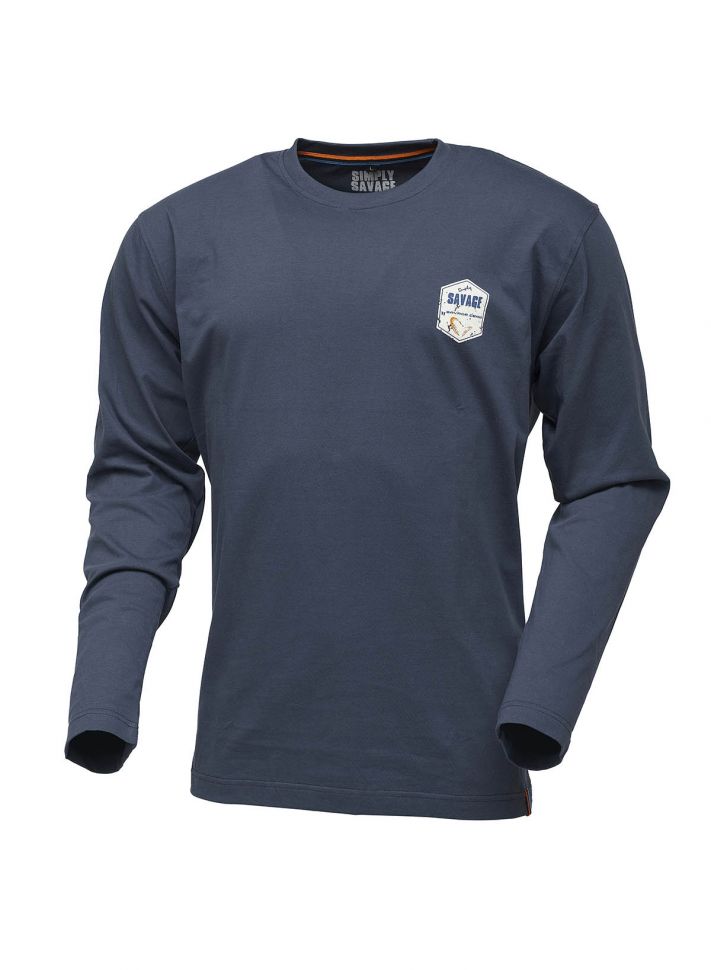 Футболка с длинным рукавом Savage Gear Simply Savage Rex Tee Long