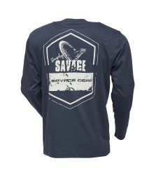 Футболка с длинным рукавом Savage Gear Simply Savage Rex Tee Long