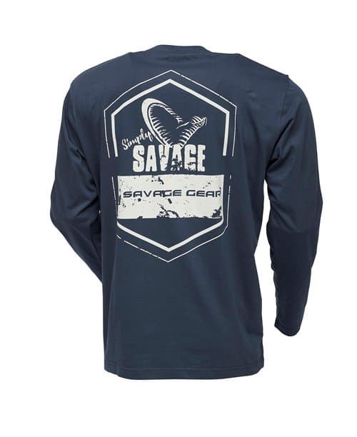Футболка с длинным рукавом Savage Gear Simply Savage Rex Tee Long