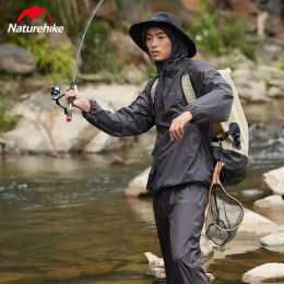 Непромокаемый плащ Naturehike CYY2421JA013 Split raincoat Black