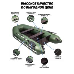 Надувная лодка ПВХ, Аква 2900 СК