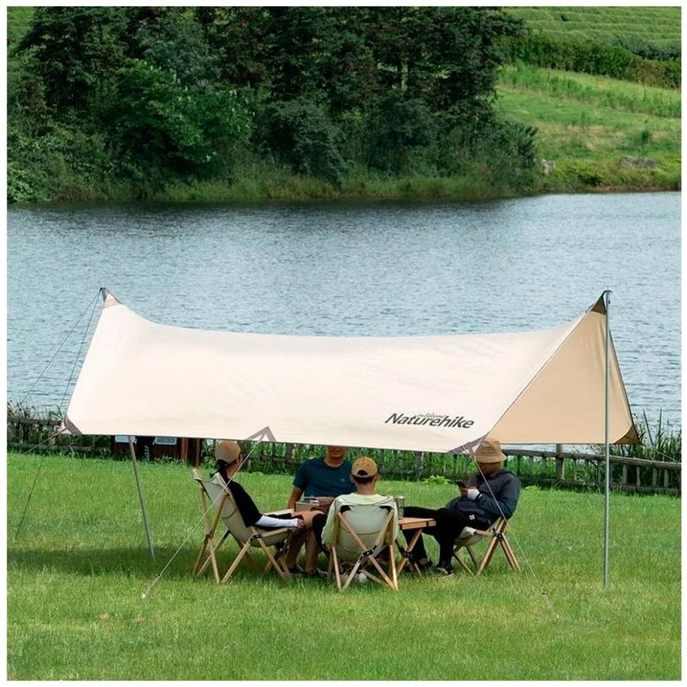 Тент-навес Naturehike NH20TM006 Silver version - Quicksand gold
