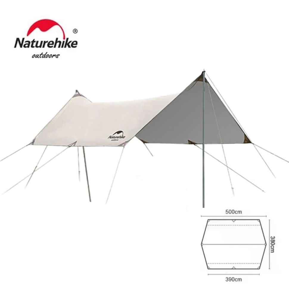 Тент-навес Naturehike NH20TM006 Silver version - Quicksand gold