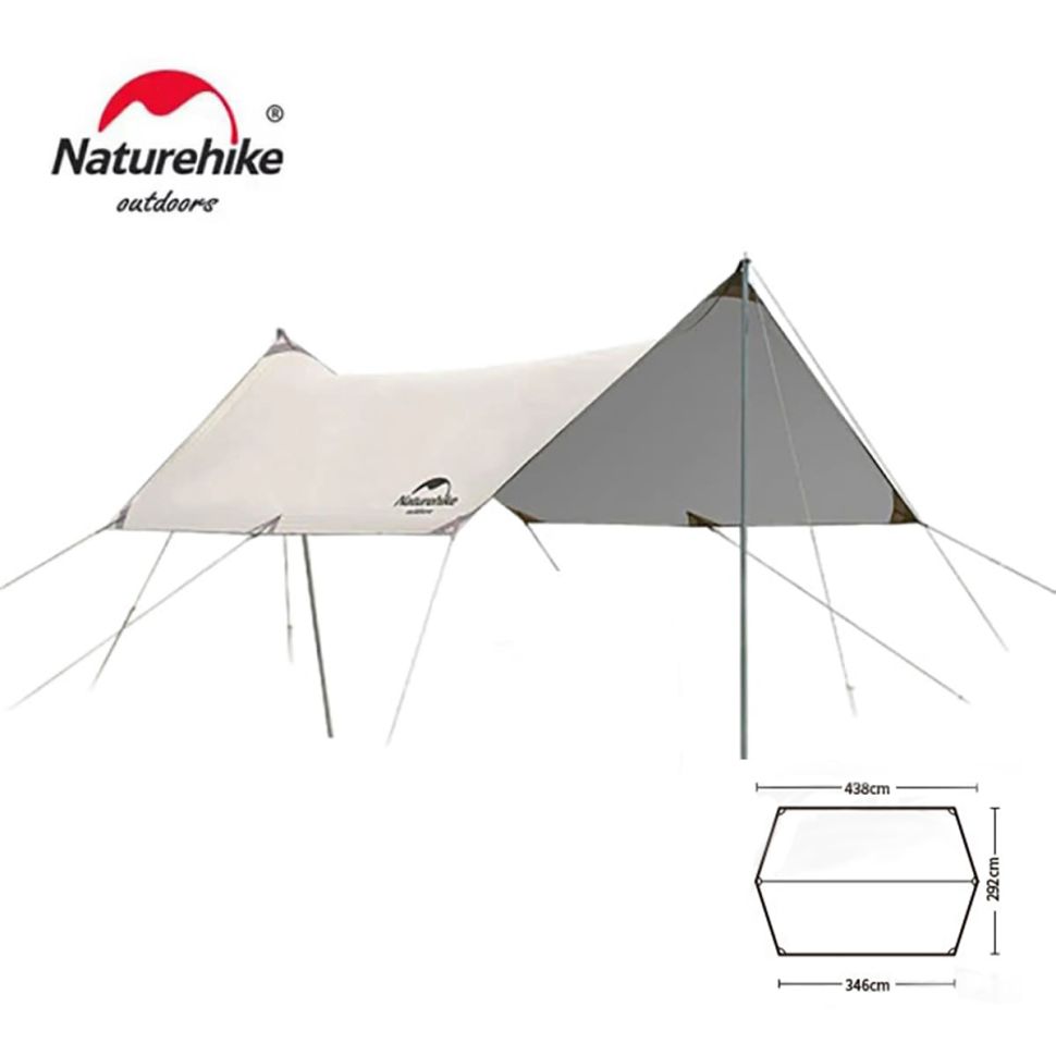Тент-навес Naturehike NH20TM006 Silver version - Quicksand gold