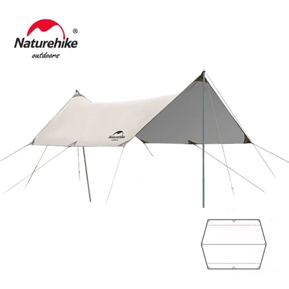 Тент-навес Naturehike NH20TM006 Silver version - Quicksand gold