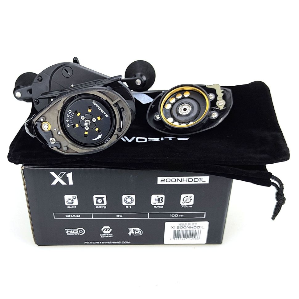 Катушка мультипликаторная Favorite X1 BC 200NHDD1L