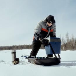 Сани-волокуши универсальные Полярник с веревкой и ручкой 80х50х18 см.