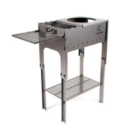 Мангал Следопыт складной 718х310х752 со столиком и подставкой под казан