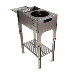 Мангал Следопыт складной 718х310х752 со столиком и подставкой под казан